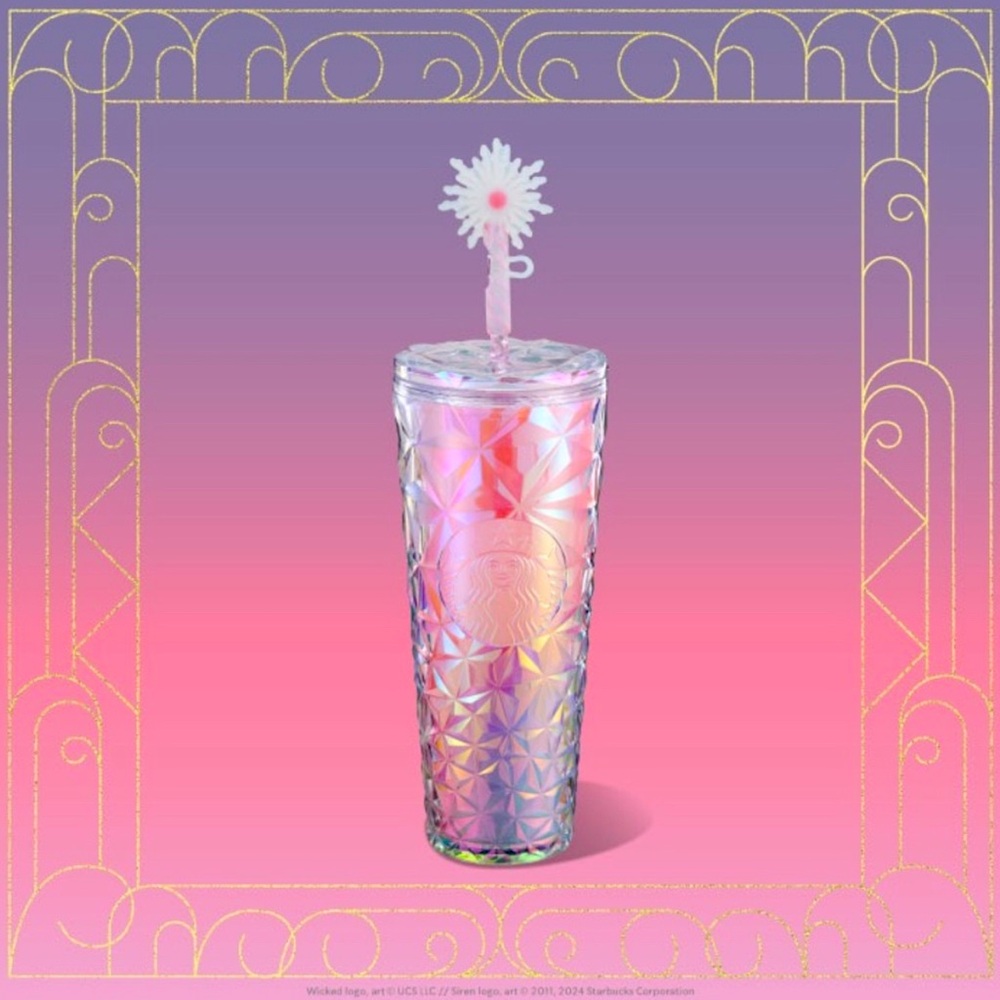NWT Starbucks Wicked Glinda Magic Wand Limited Edition Pink Cup